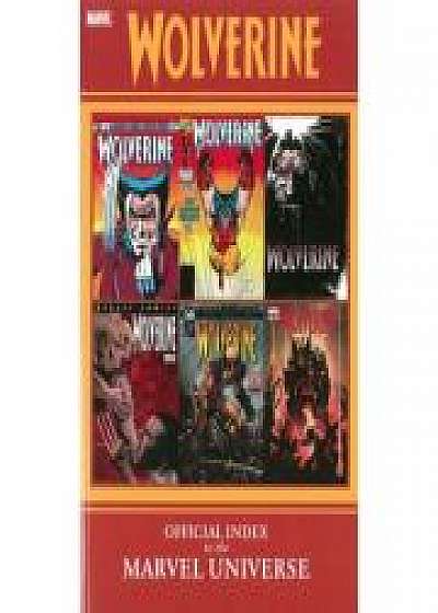 Coperta cărții Wolverine: Official Index To The Marvel Universe