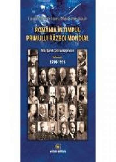 Romania in timpul Primului Razboi Mondial. Marturii contemporane, vol. 1