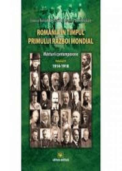 Romania in timpul Primului Razboi Mondial. Marturii contemporane, vol. 2