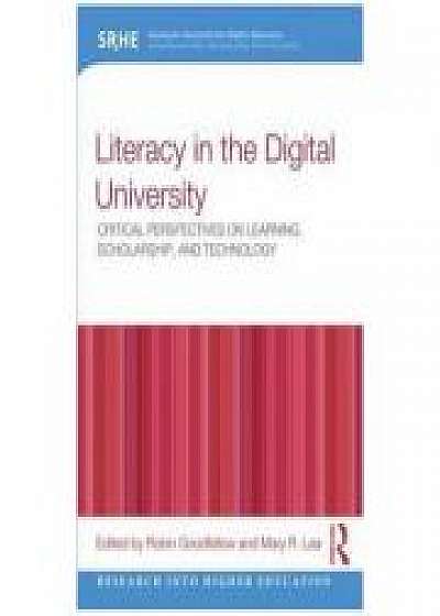 Coperta cărții Literacy in the Digital University de Robin Goodfellow