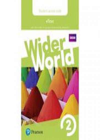 Coperta cărții Wider World Level 2 Students' eText Access Card