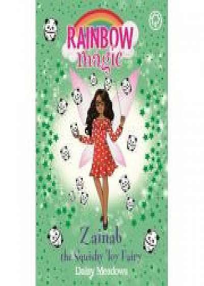 Coperta cărții Rainbow Magic: Zainab the Squishy Toy Fairy de Daisy Meadows