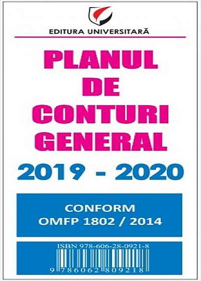 Planul de conturi general 2019-2020