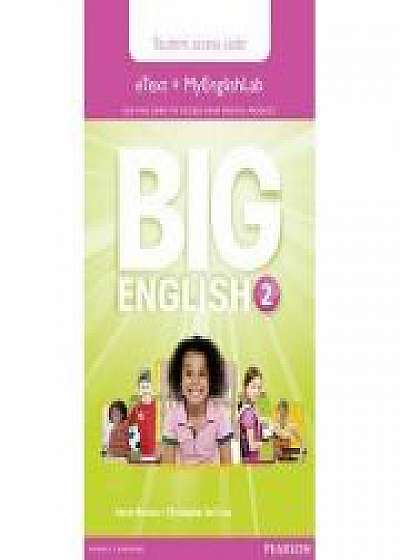Coperta cărții Big English 2 Pupil's eText and MEL Access Code