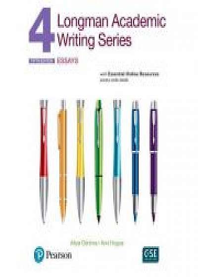 Coperta cărții Longman Academic Writing Series 4. Essays with Essential Online Resources, 5th Edition, Ann Hogue de Alice Oshima