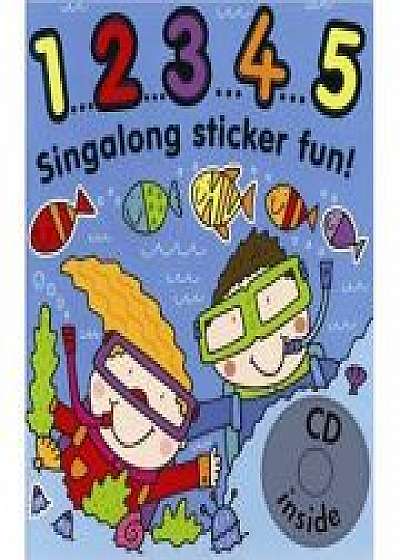 Coperta cărții 1. 2. 3. 4. 5 Singalong Sticker Book