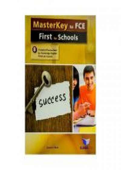 Coperta cărții Masterkey To FCE for Schools. 8 Practice Tests, Lawrence Mamas