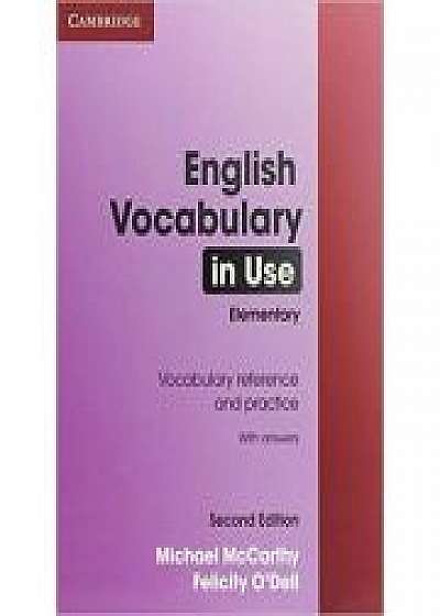 English Vocabulary in Use Elementary with Answers, Felicity O'Dell