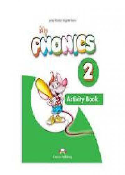 Coperta cărții Curs limba engleza My Phonics 2 Caiet cu Cross-Platform App, Virginia Evans