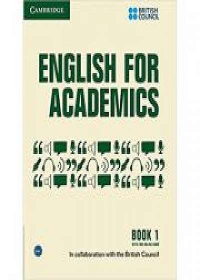 Coperta cărții English for Academics 1 Book with Online Audio