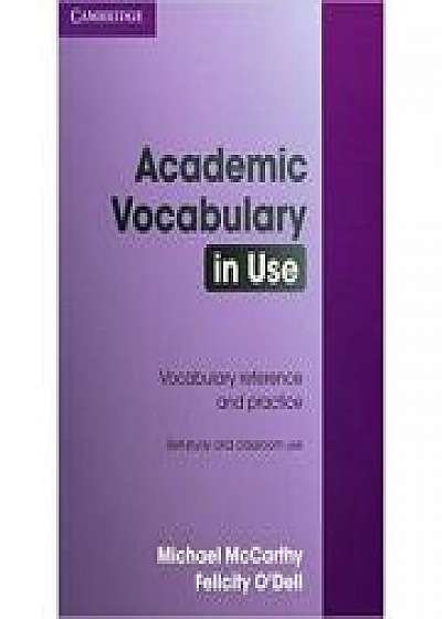 Academic Vocabulary in Use with Answers, Felicity O'Dell