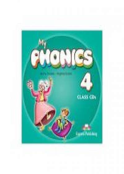 Coperta cărții Curs limba engleza My Phonics 4 Set 2 Audio-CD, Virginia Evans