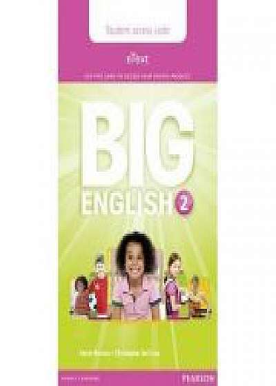Coperta cărții Big English 2 Pupil's eText Access Code (standalone)