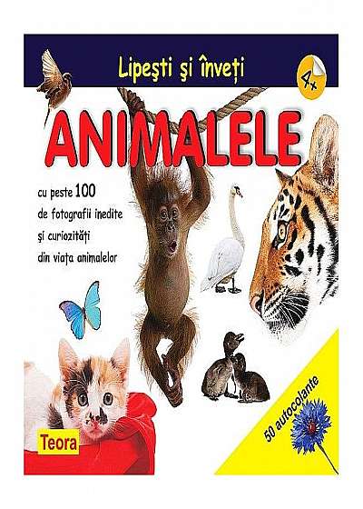 Coperta cărții Lipești și înveți animalele 4+