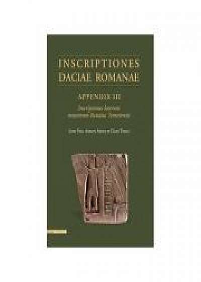 Inscriptiones Daciae Romanae appendix III inscriptiones laterum museorum banatus temesiensis