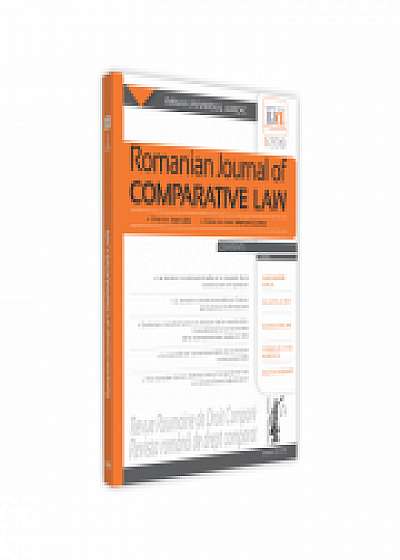 Romanian Journal of Comparative Law nr. 1/2019	