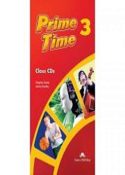 Coperta cărții Curs limba engleza Prime Time 3 Audio Set 5 CD, Jenny Dooley