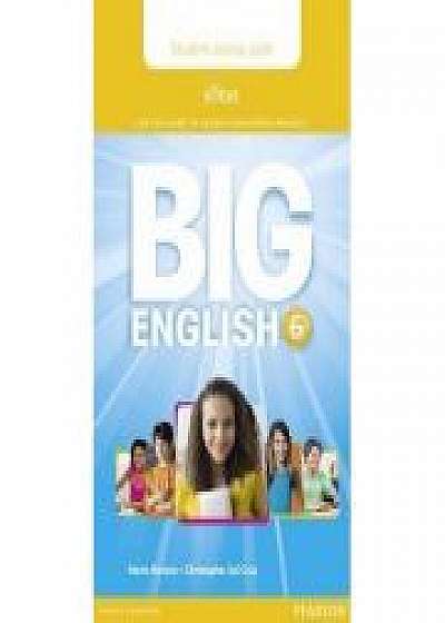 Coperta cărții Big English 6 Pupil's eText Access Code (standalone)