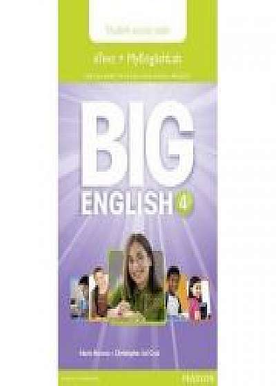 Coperta cărții Big English 4 Pupil's eText and MEL Access Code
