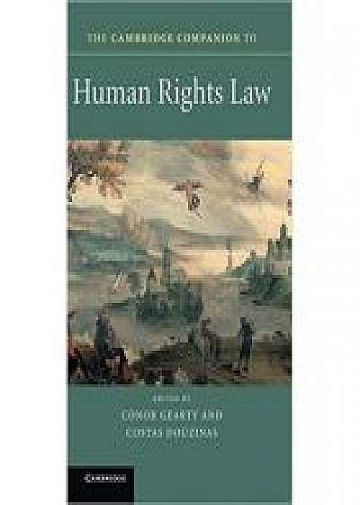 Coperta cărții The Cambridge Companion to Human Rights Law, Costas Douzinas