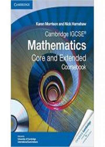 Cambridge IGCSE Mathematics Core and Extended Coursebook with CD-ROM, Nick Hamshaw