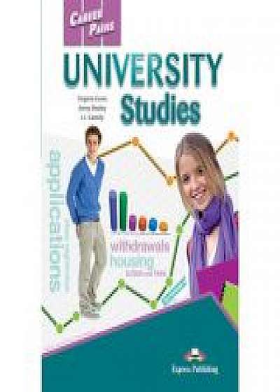 Coperta cărții Curs limba engleza Career Paths University Studies Students Book with Digibooks Application, Jenny Dooley