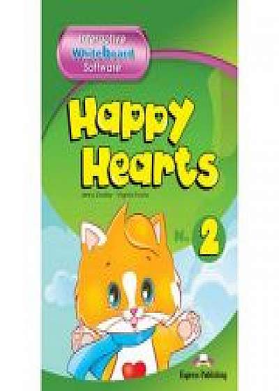 Curs limba engleza Happy Hearts 2 Software pentru tabla interactiva, Virginia Evans