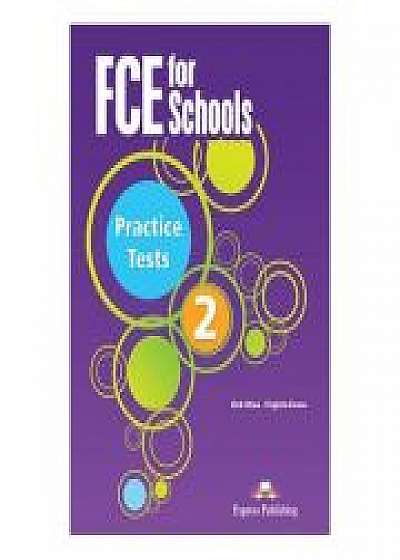 Curs limba engleza Examen Cambridge FCE for Schools Practice Tests 2 audio CD set 5 CD-uri - Virginia Evans