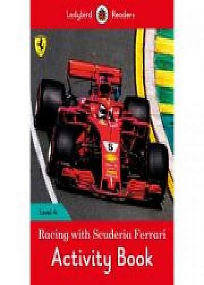 Coperta cărții Racing with Scuderia Ferrari Activity Book