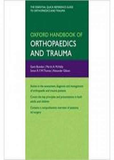 Oxford Handbook of Orthopaedics and Trauma, Martin McNally, Simon Thomas, Alexander Gibson