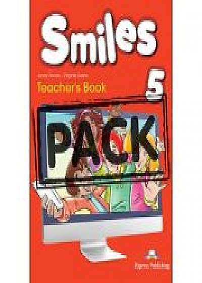 Curs limba engleza Smiles 5 Manualul Profesorului cu postere, Virginia Evans