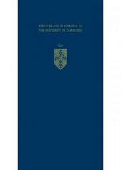 Coperta cărții Statutes and Ordinances of the University of Cambridge 2014
