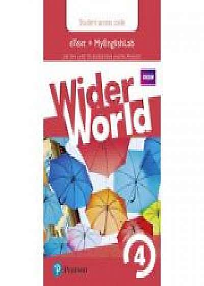 Wider World Level 4 MyEnglishLab & Students' eText Access Card