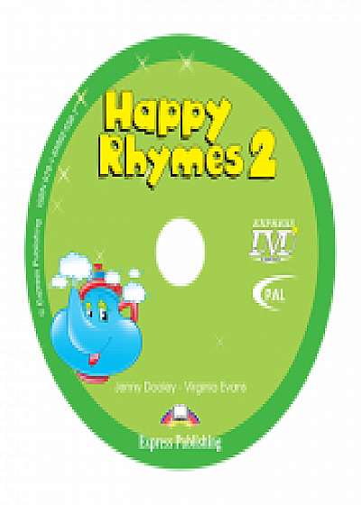 Coperta cărții Curs limba engleza Happy Rhymes 2 DVD, Virginia Evans de Jenny Dooley
