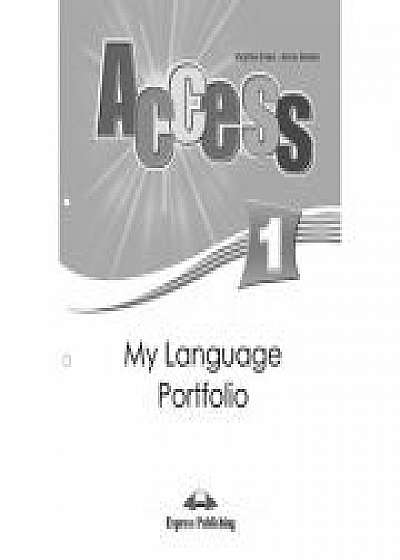 Coperta cărții Curs limba engleza Access 1 My Language Portfolio, Jenny Dooley