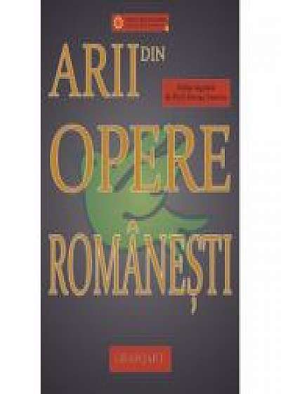 Coperta cărții Arii din opere romanesti. Editie ingrijita de George Ionescu