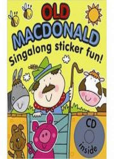Coperta cărții Old MacDonald Singalong Sticker Book