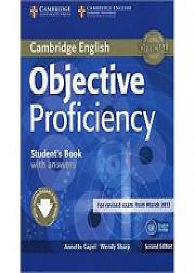 Objective Proficiency Student's Book with Answers with Downloadable Software, Wendy Sharp