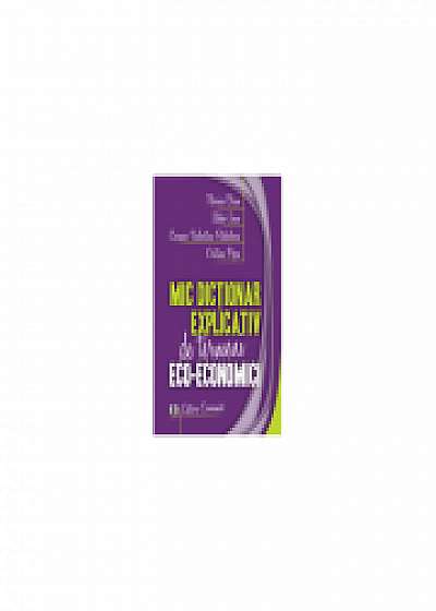 Mic dictionar explicativ de termeni eco-economici, Ildikó Ioan, Carmen Valentina Rqdulescu, Cristina Popa