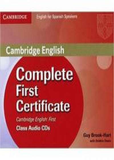 Complete First Certificate for Spanish Speakers Class Audio CDs (3), Debbie Owen
