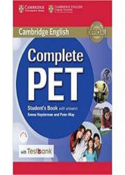 Complete PET Student's Book with Answers with CD-ROM and Testbank, Peter May