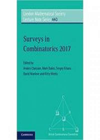 Surveys in Combinatorics 2017, Mark Dukes, Sergey Kitaev, David Manlove, Kitty Meeks