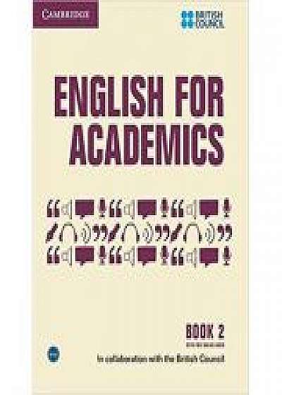 Coperta cărții English for Academics 2 Book with Online Audio