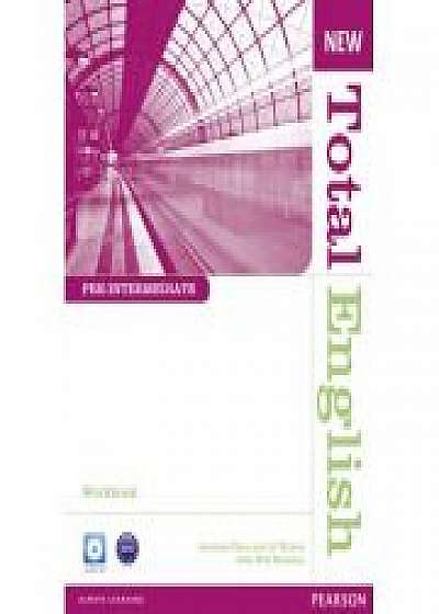 New Total English Pre-Intermediate Workbook without Key and Audio CD Pack, J. J. Wilson, Will Moreton
