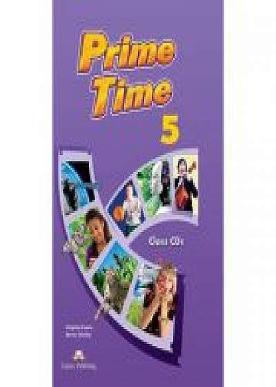 Coperta cărții Curs limba engleza Prime Time 5 Audio Set 8 CD, Jenny Dooley
