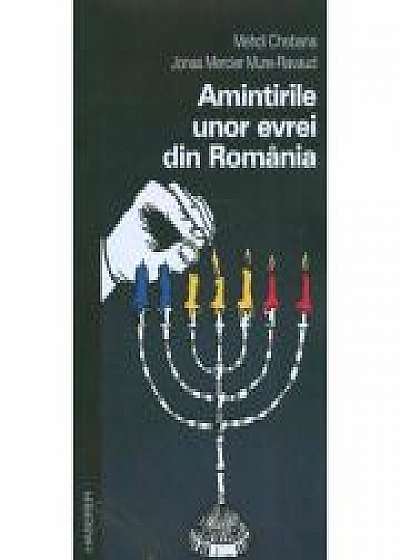 Coperta cărții Amintirile unor evrei din Romania, Jonas Mercier Mure-Ravaud de Mehdi Chebana