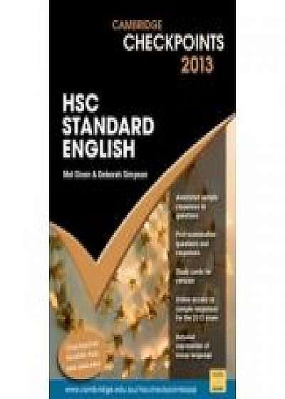 Cambridge Checkpoints HSC Standard English 2013, Deborah Simpson