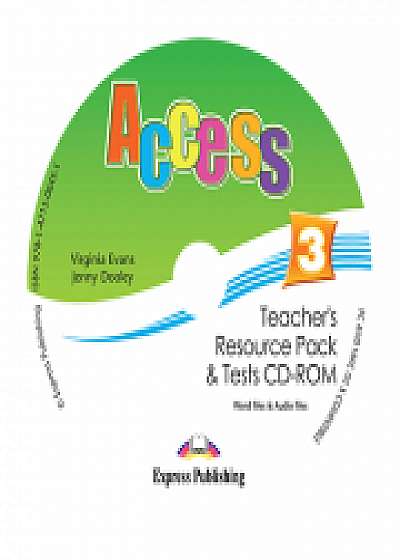 Curs limba engleza Access 3 material aditional pentru profesor cu teste CD-ROM, Jenny Dooley