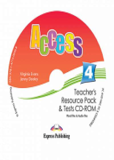 Curs limba engleza Access 4 Material Aditional pentru profesor cu teste CD-ROM, Jenny Dooley