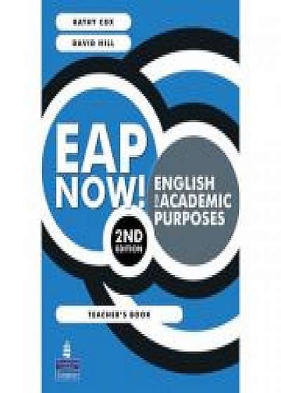 EAP Now! English for Academic Purposes Teacher's Book, 2nd Edition, David Hill